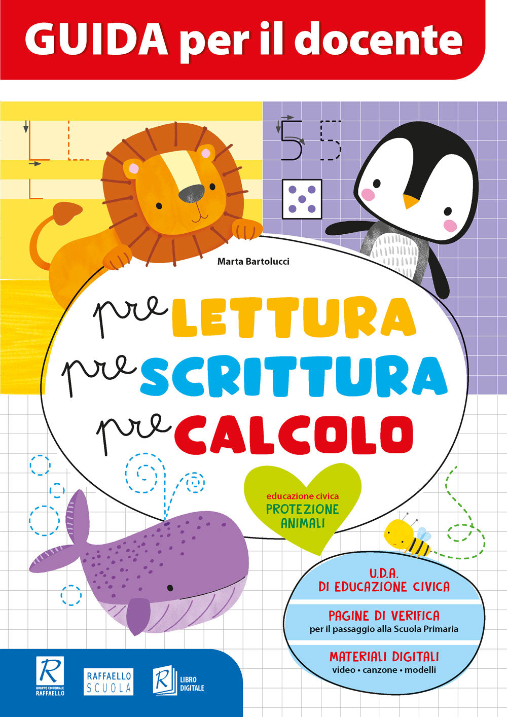 Prelettura Prescrittura Precalcolo - Protezione animali - Guida docente - Centroscuola