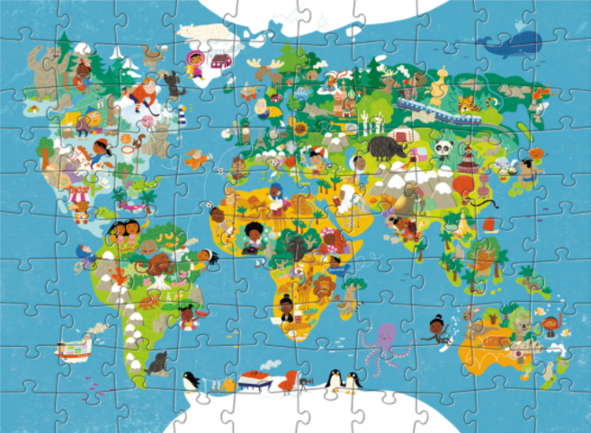 Puzzle Mappamondo - Centroscuola