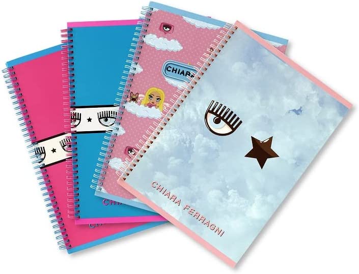 Quaderni con Spirale Chiara Ferragni - Centroscuola