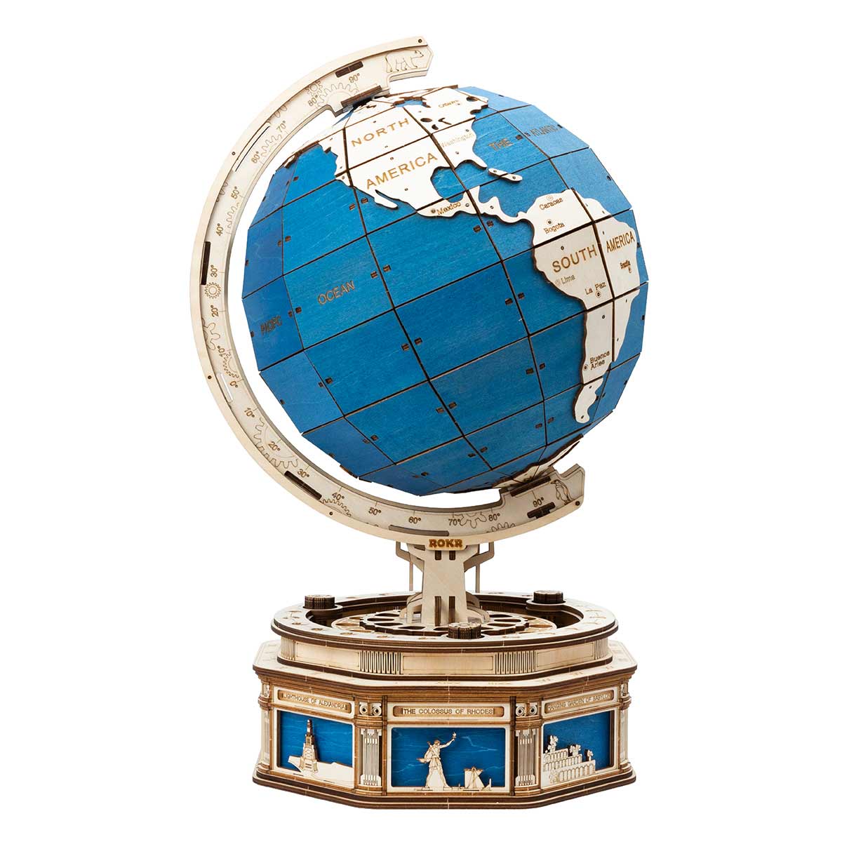 The Globe - Mappamondo in legno – Centroscuola