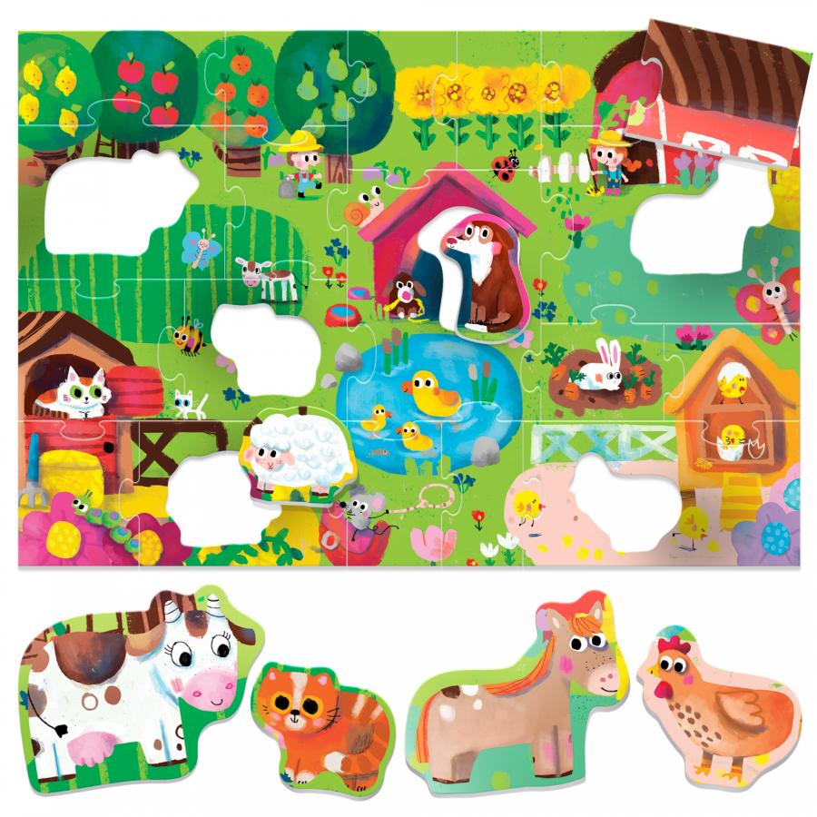 Shapes Puzzle Farm - Centroscuola