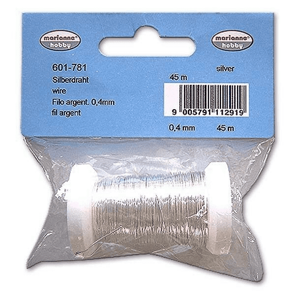 Filo argento 0,4mm 45mt - Centroscuola