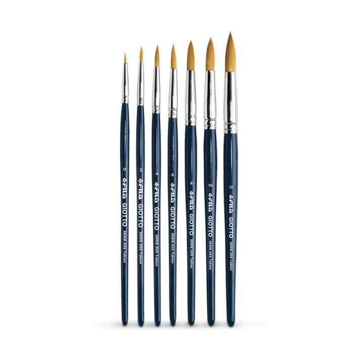 Pennello punta tonda Fila 500 sintetico - Centroscuola