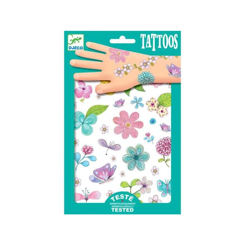 Tatuaggi - Fair flowers of the field - con glitter - Centroscuola