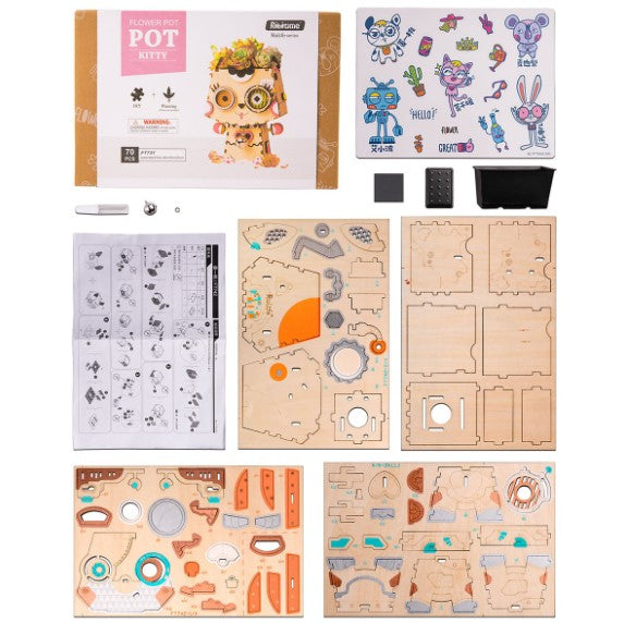 Vaso di fiori - Gatto - Centroscuola