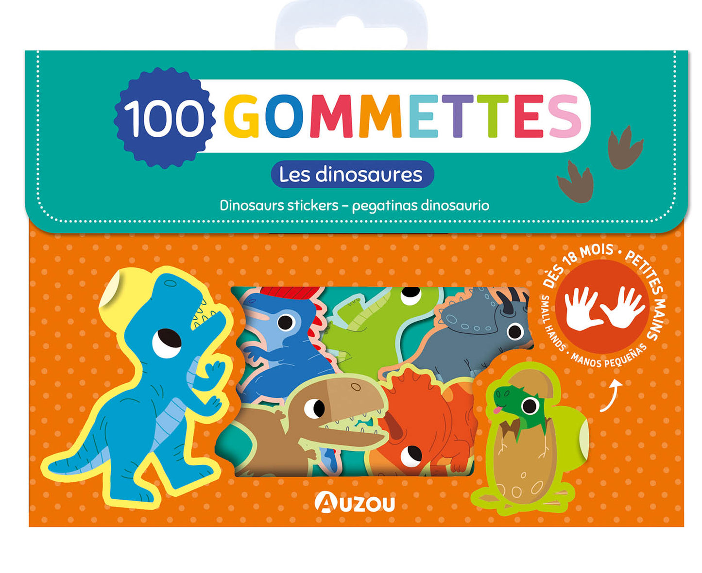 100 Stickers - Dinosauri - Centroscuola