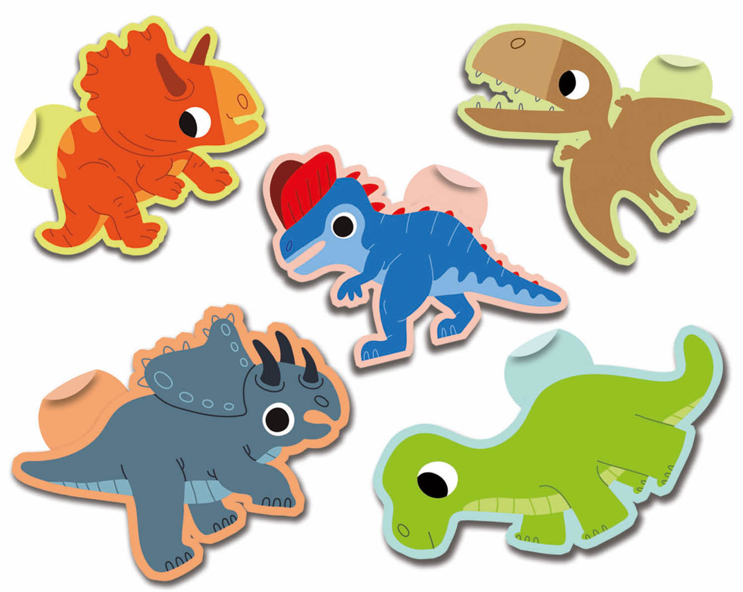 100 Stickers - Dinosauri - Centroscuola