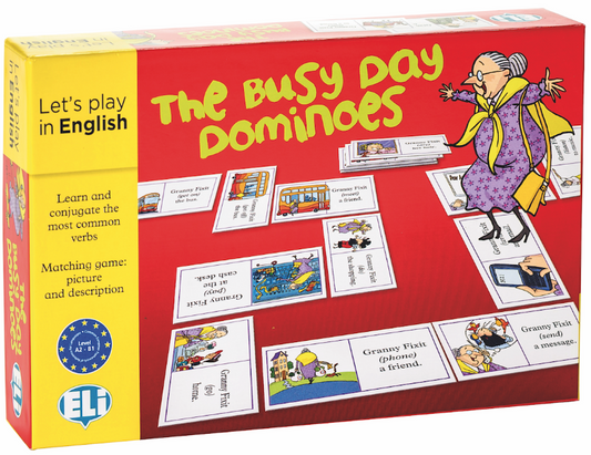 Busy Day Dominoes CD-ROM - gioco del domino ELI per imparare i verbi in inglese