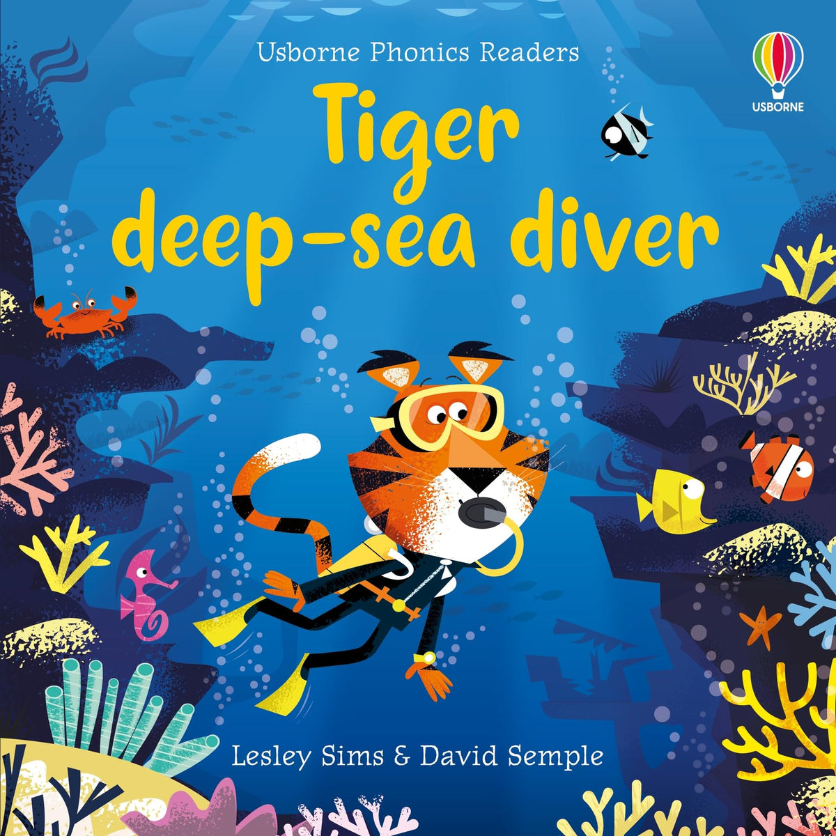 Tiger, Deep-Sea Diver - Usborne - copertina