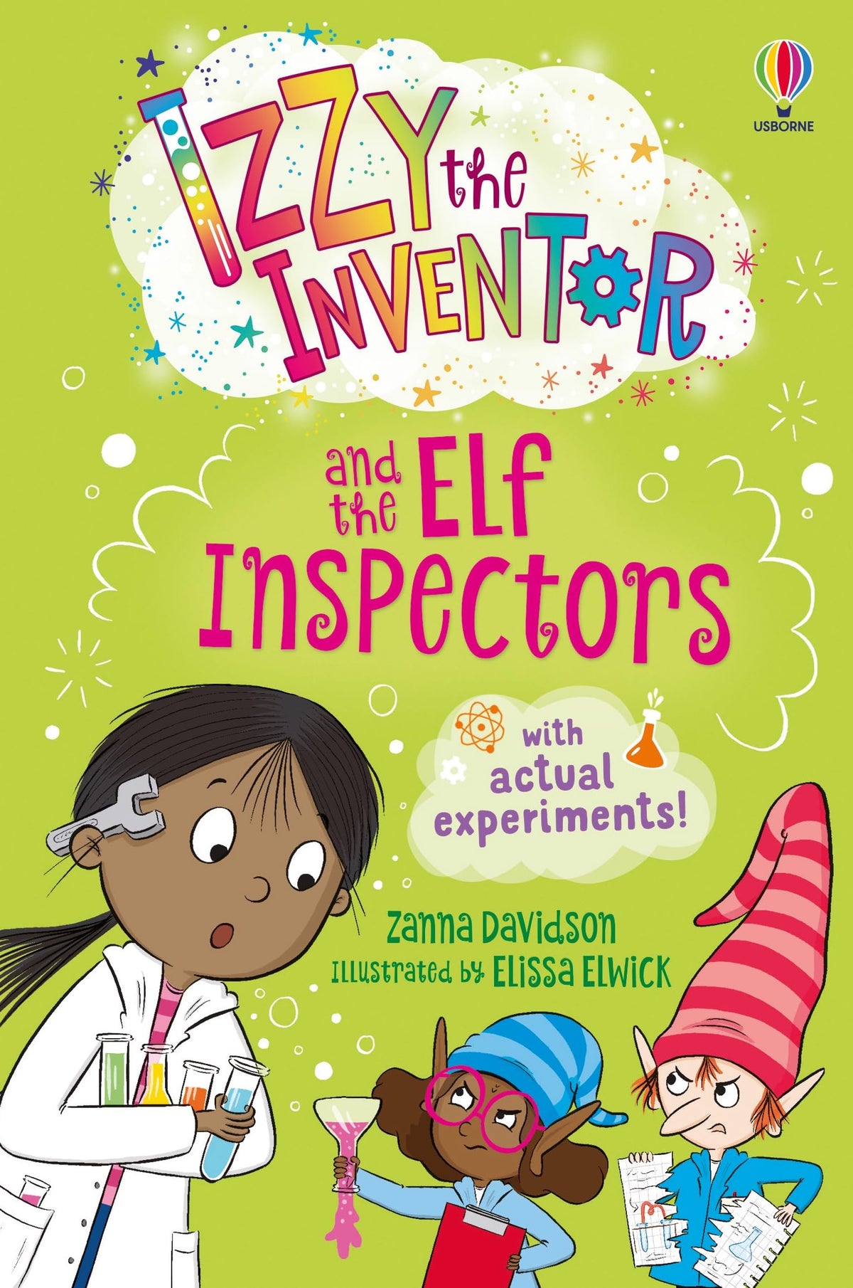 Izzy the Inventor and the Elf Inspectors - Usborne - copertina