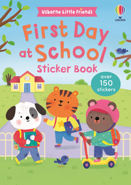 Little First Stickers: First Day at School - Usborne - copertina