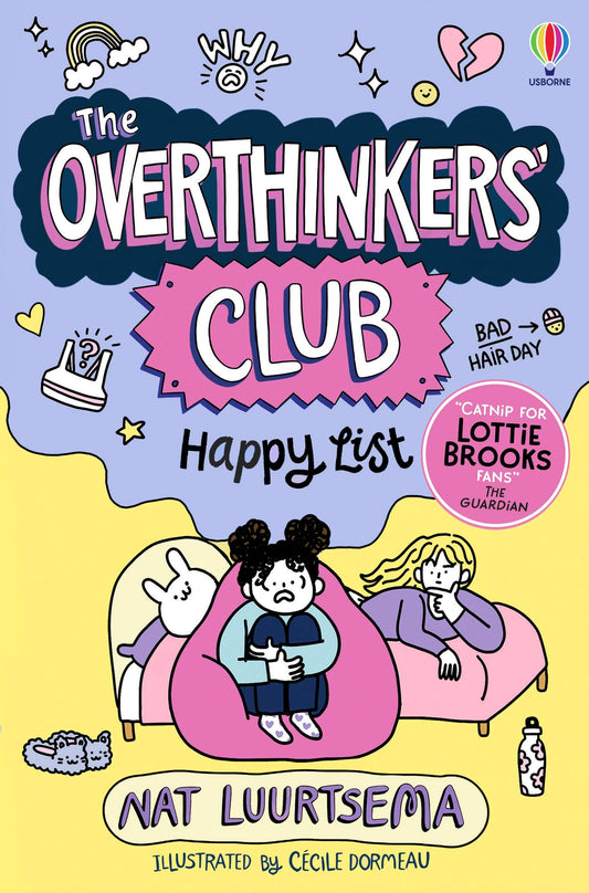 The Overthinkers' Club: Happy List - Usborne - copertina