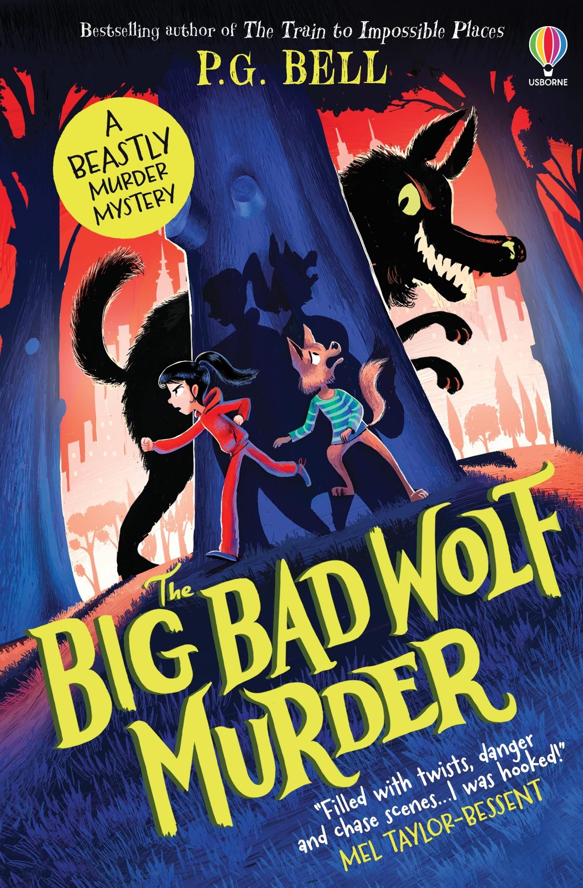 The Big Bad Wolf Murder - Usborne - copertina