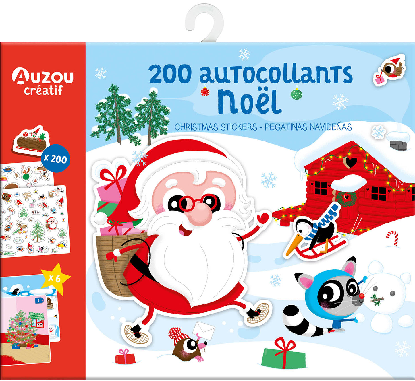 200 Stickers Brillanti - Natale - Centroscuola