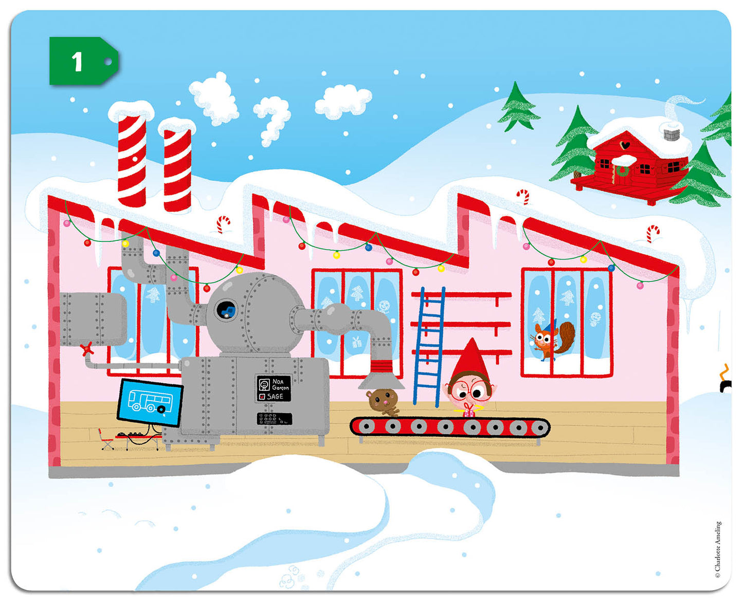 200 Stickers Brillanti - Natale - Centroscuola