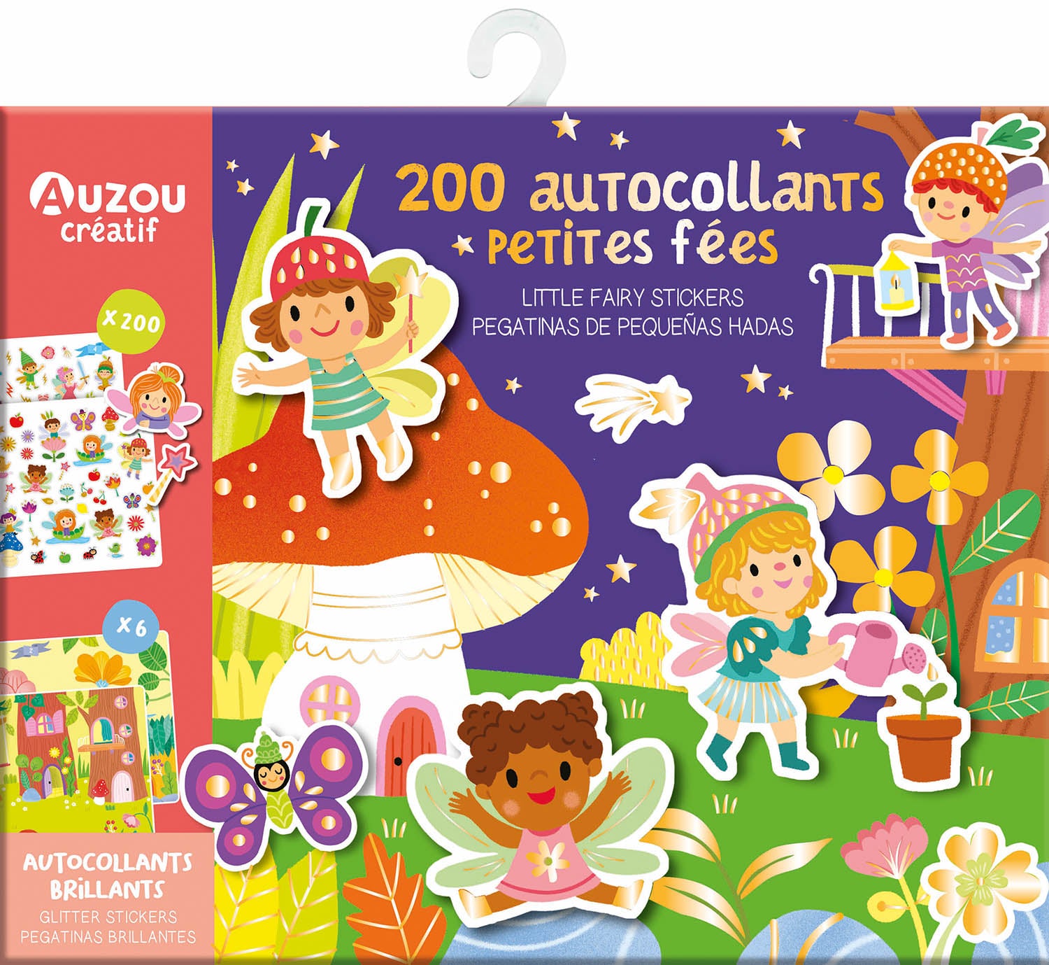 200 Stickers Brillanti - Piccole fate - Centroscuola