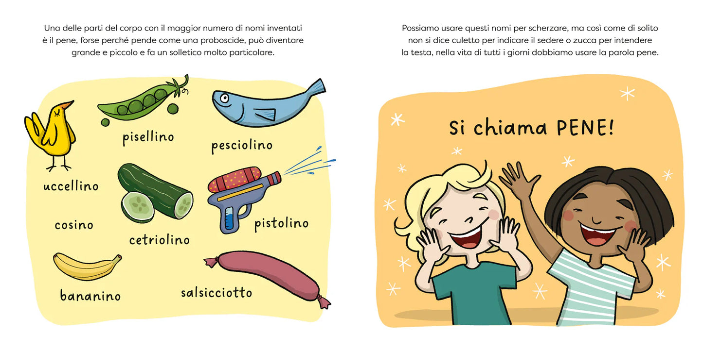 Pisellino? Si chiama Pene!