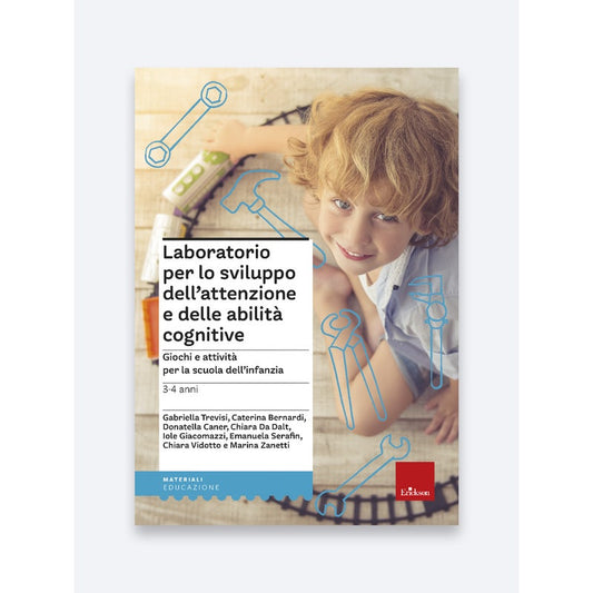 Copertina del libro Laboratorio per lo sviluppo dell'attenzione e delle abilità cognitive, Erickson