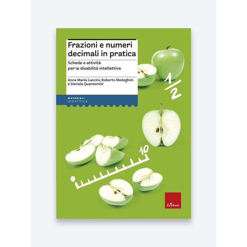 Copertina del libro Frazioni e numeri decimali in pratica, Erickson