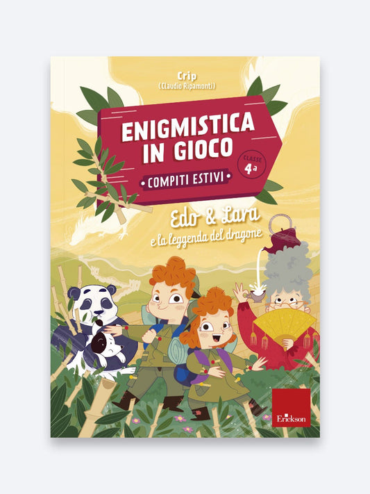 Enigmistica in gioco, Compiti estivi Classe 4°, di Claudio Ripamonti, Erickson