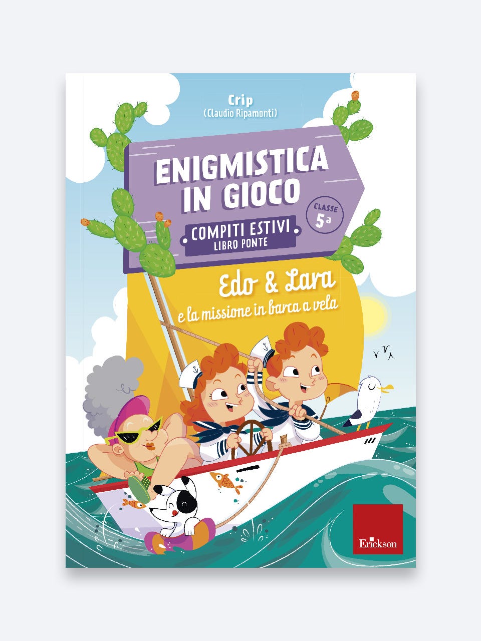 Enigmistica in gioco, Compiti estivi Classe 5°, di Claudio Ripamonti, Erickson