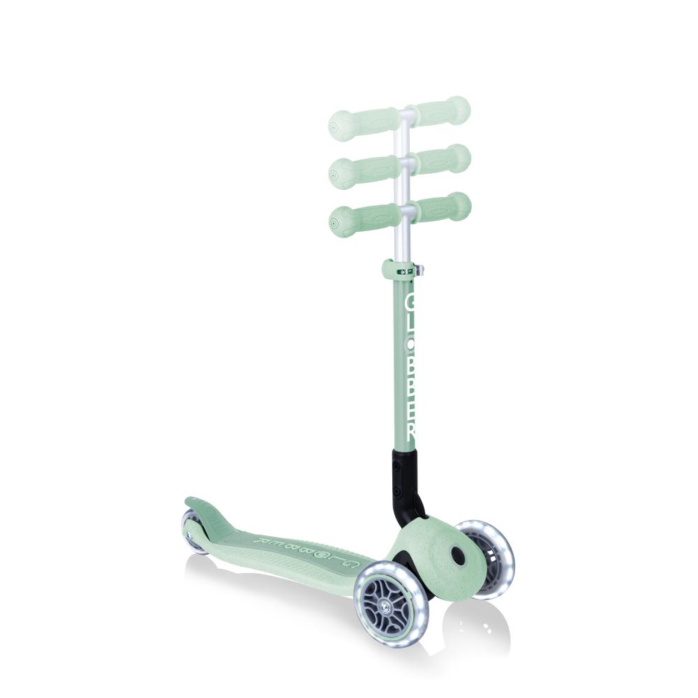 Monopattino Junior Foldable Lights Eco - Pistacchio - Centroscuola
