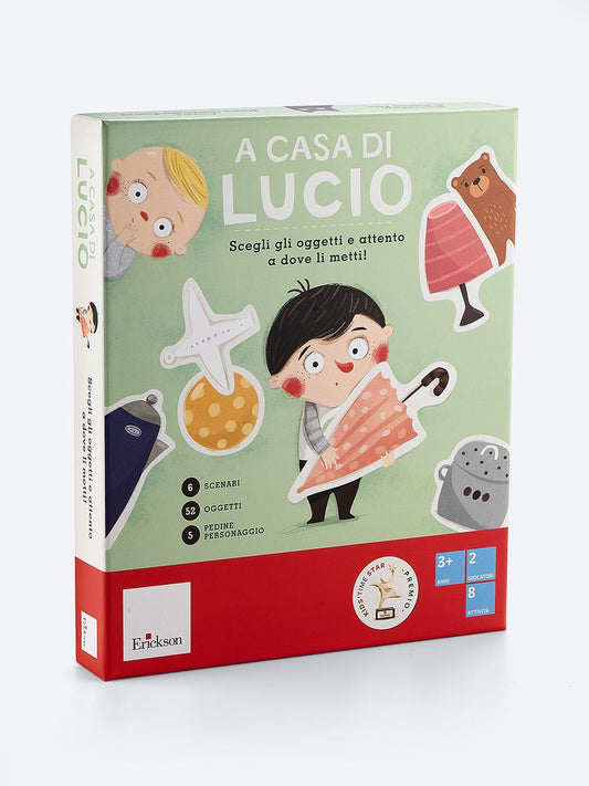 A casa di Lucio - Scegli gli oggetti e attento a dove li metti!, Marta Galewska-Kustra, Erickson