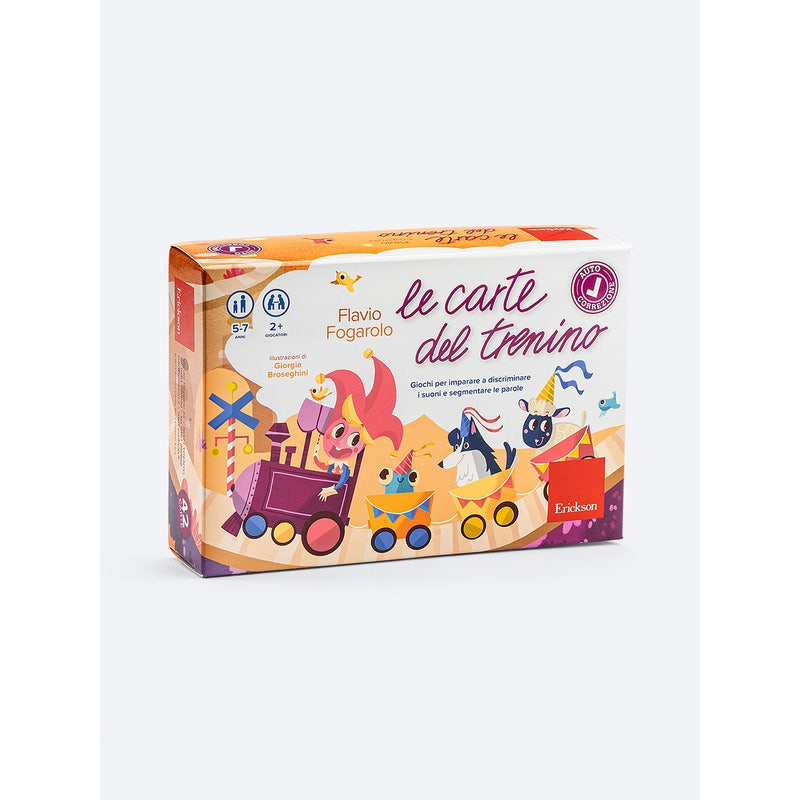 Copertina del gioco Le carte del trenino di Flavio Fogarolo, Erickson