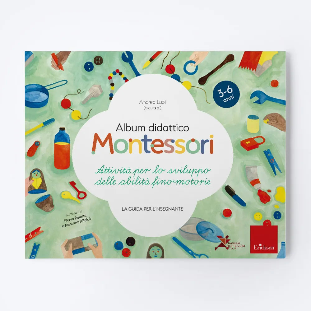 Album didattico Montessori - Attività per lo sviluppo delle abilità fino-motorie - Centroscuola