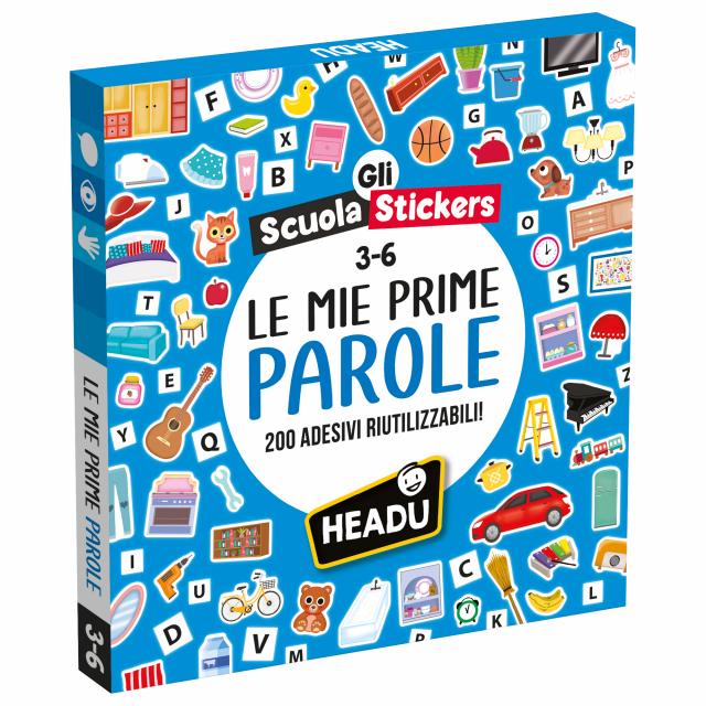 Scuola Stickers Le Mie Prime Parole - Headu - confezione