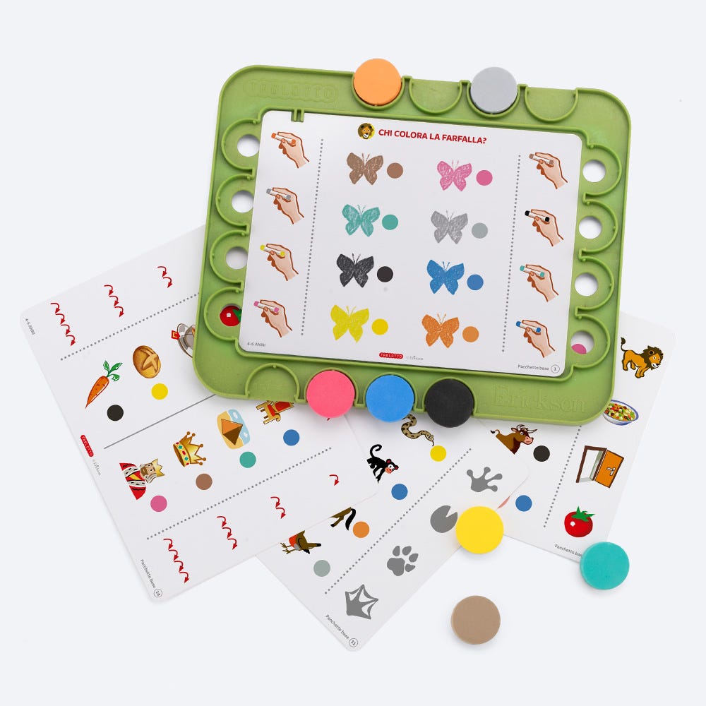Tablotto 4-6 anni - pedine colorate Erickson