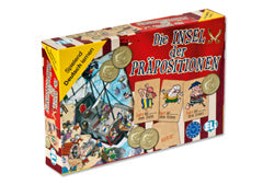 Copertina Die Insel der Präpositionen, gioco didattico di tedesco ELi