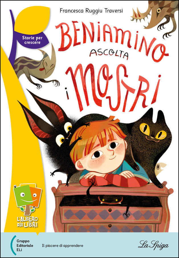 Copertina di Beniamino ascolta i mostri, La Spiga