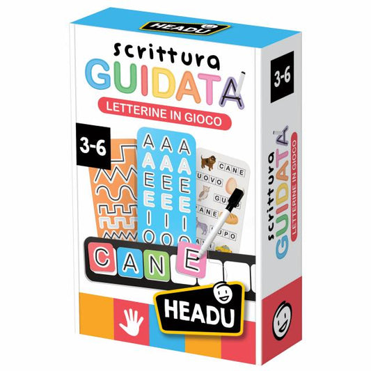 Scrittura Guidata Letterine in Gioco - Headu - confezione