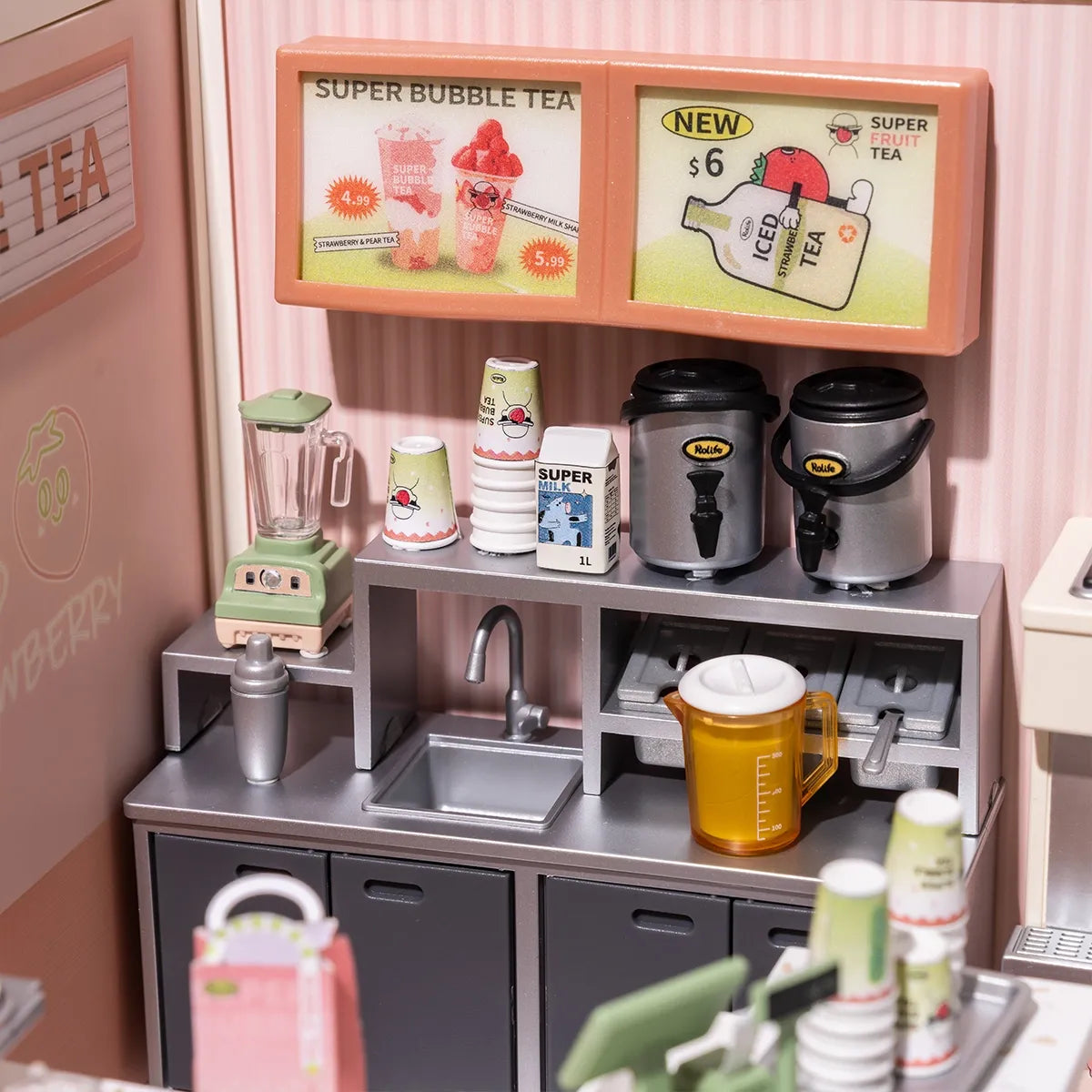 Miniature House Super Creator - Bubble Tea
