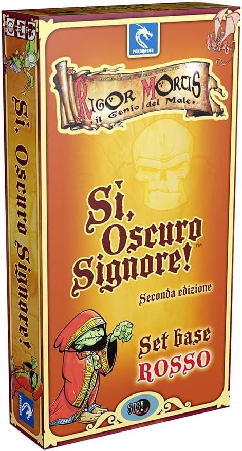 Sì, Oscuro Signore! Set Base Rosso - Pendragon - copertina gioco da tavolo