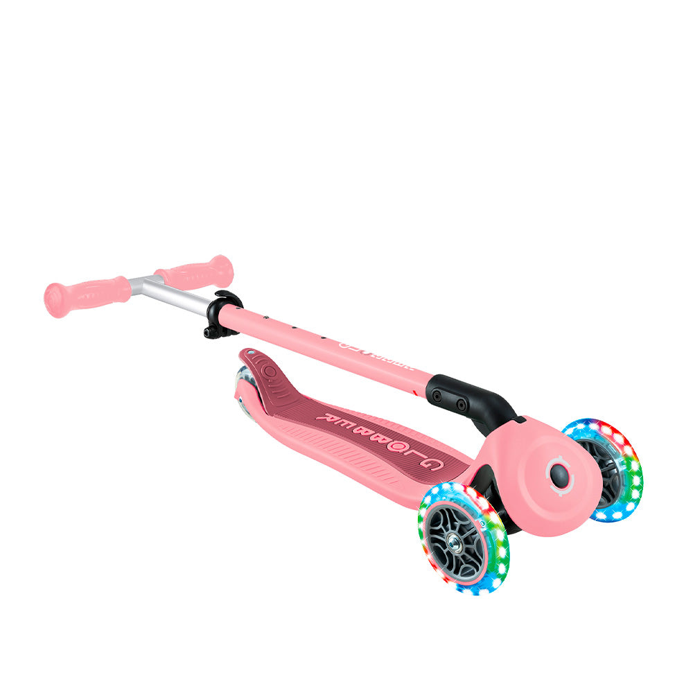Globber - GoUp Active Lights 360° - Deep Pastel Pink - Centroscuola