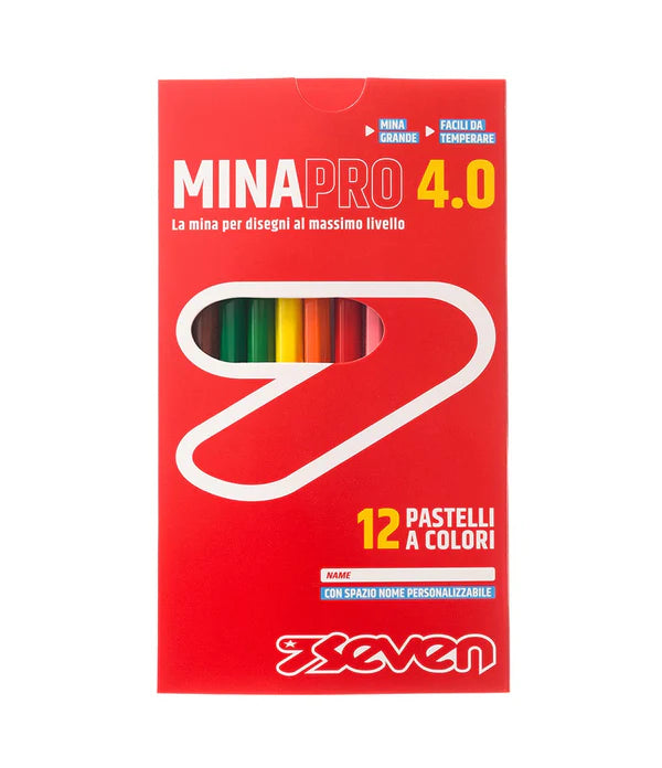 12 Pastelli a Colori Seven® MinaPro 4.0