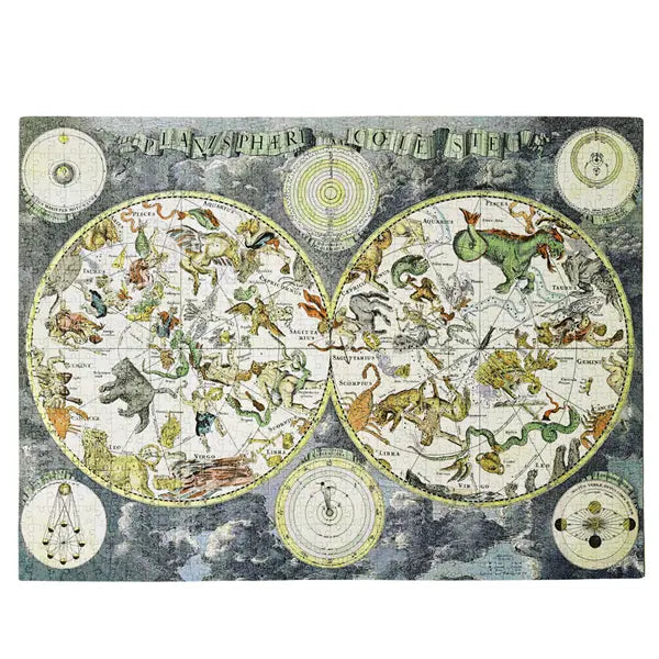 Jigsaw Puzzle 1000 pezzi - Celestial Planisphere Early Cartography - Centroscuola