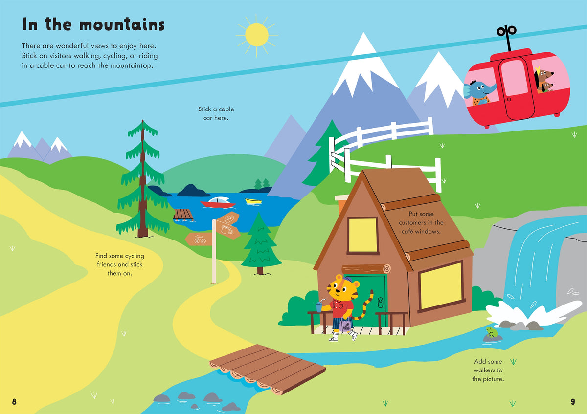 Little First Stickers Holiday - Usborne - pagine interne