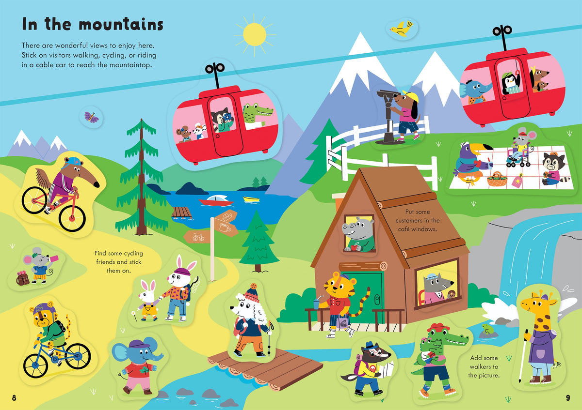 Little First Stickers Holiday - Usborne - pagine interne