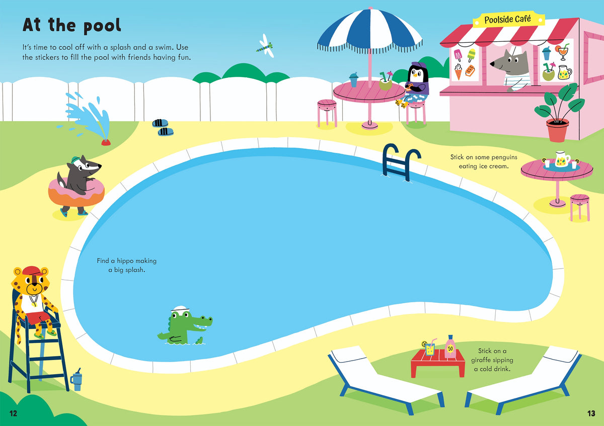 Little First Stickers Holiday - Usborne - pagine interne