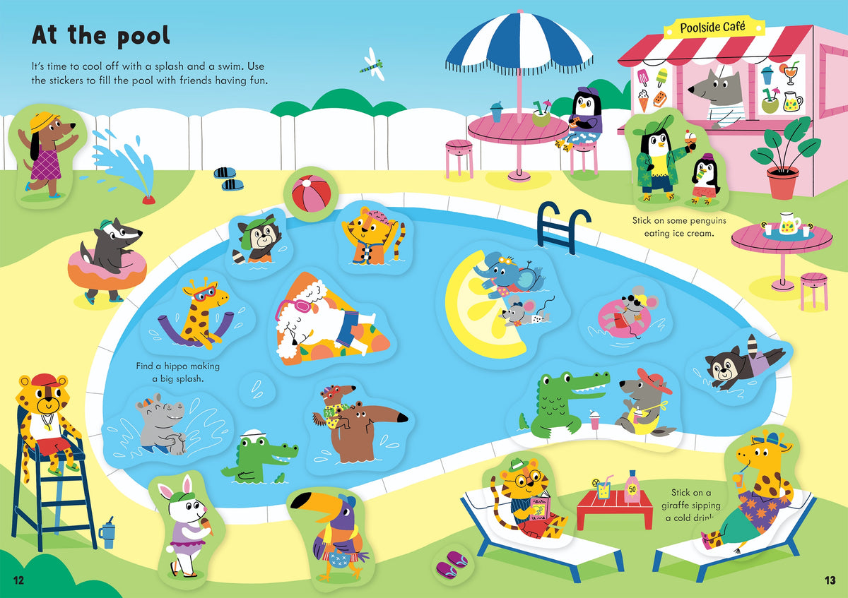 Little First Stickers Holiday - Usborne - pagine interne