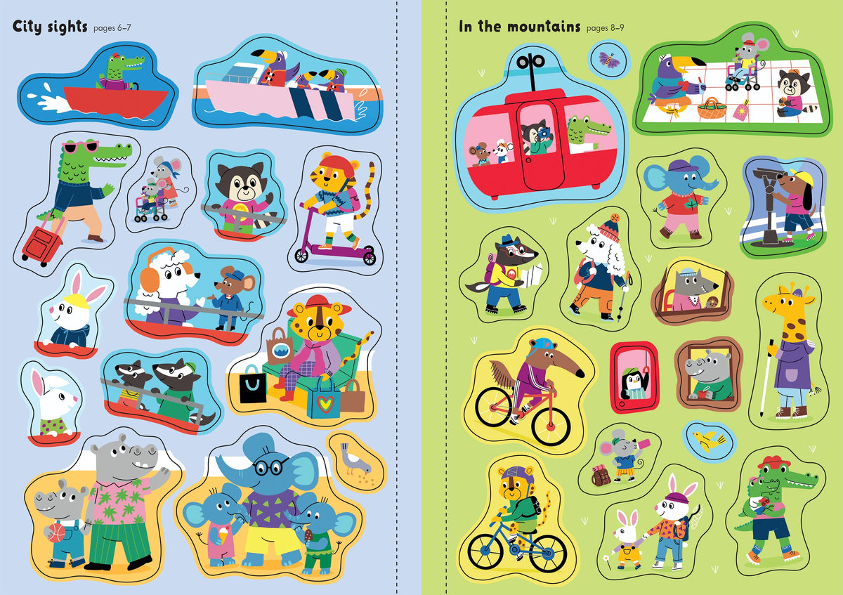 Little First Stickers Holiday - Usborne - pagine interne