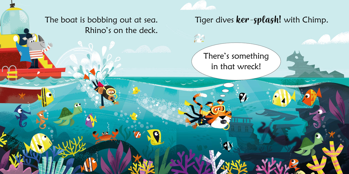 Tiger, Deep-Sea Diver - Usborne - pagine interne