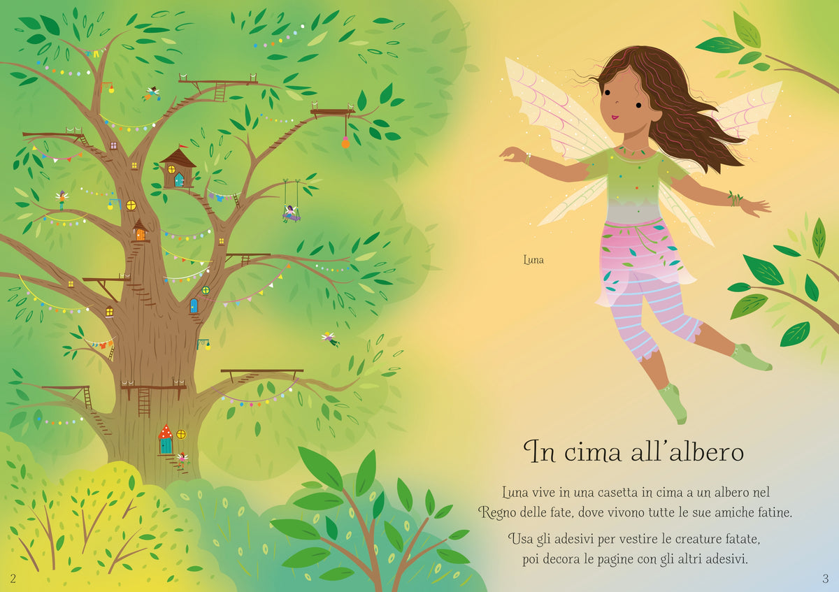 Vesto le bamboline - Fatine degli alberi - Usborne - pagine interne