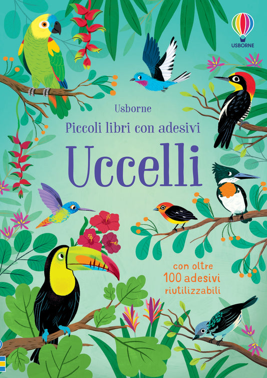 Piccoli libri con adesivi - Uccelli - Jane Bingham - Usborne - copertina