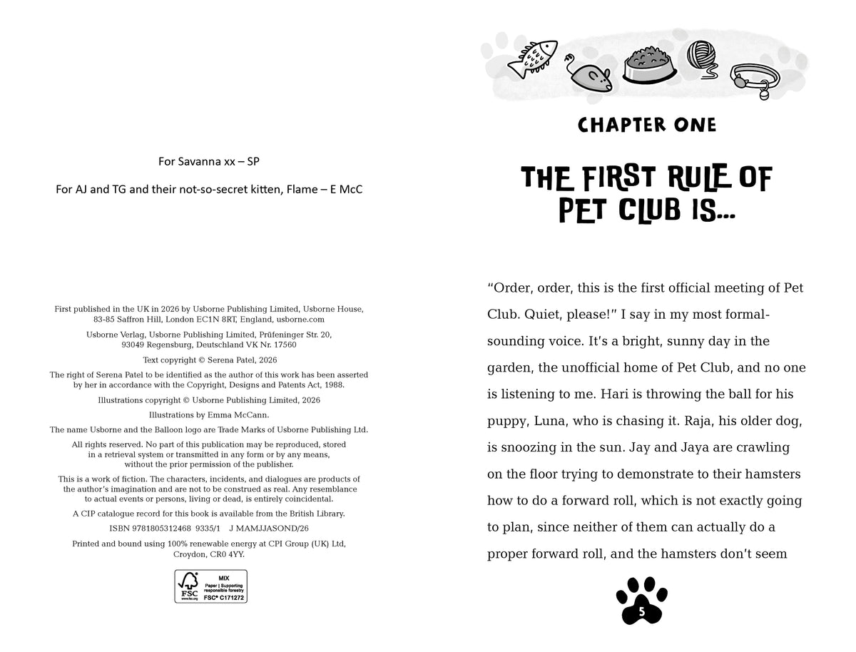 Pia's Pet Club: Secret Kitten - Usborne - pagine interne