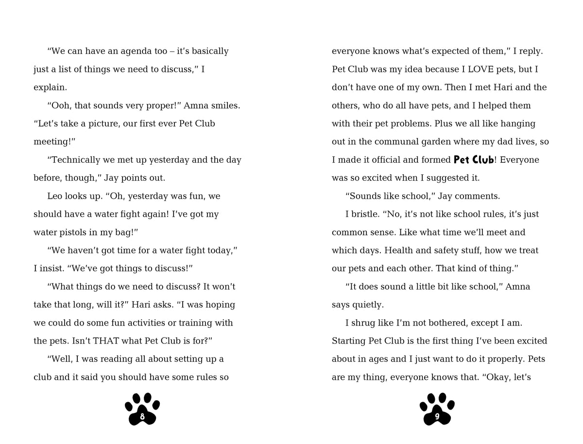 Pia's Pet Club: Secret Kitten - Usborne - pagine interne