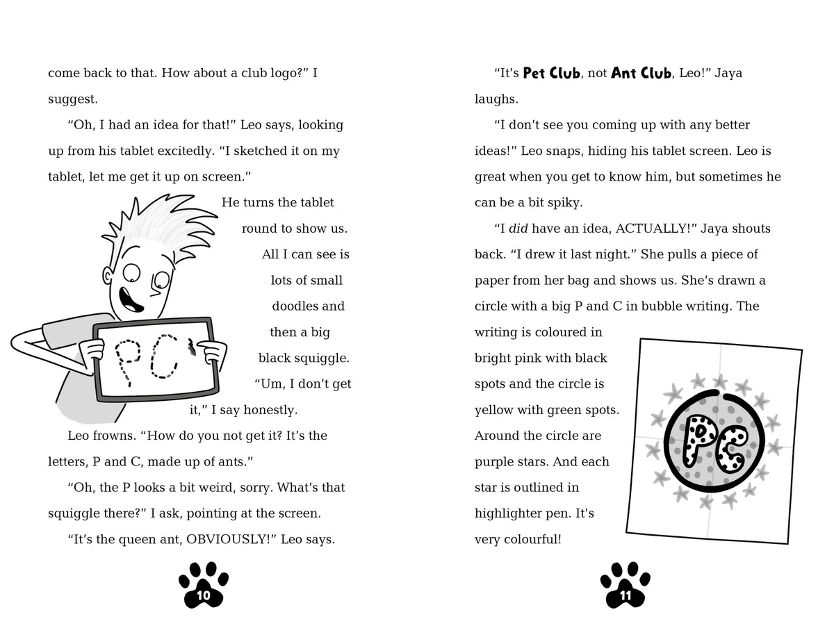 Pia's Pet Club: Secret Kitten - Usborne - pagine interne